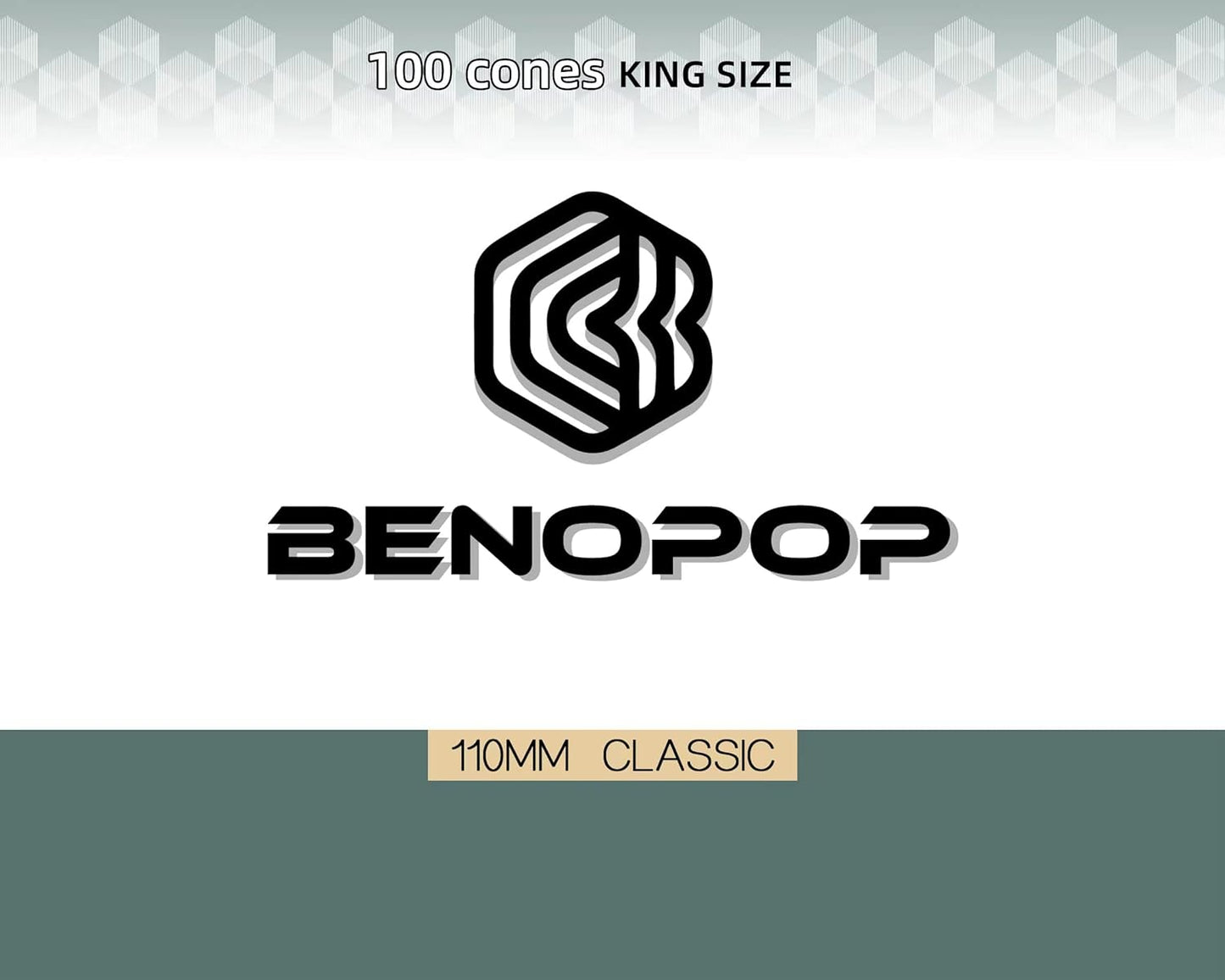 Pre Rolled Cones | Classic King Size Cones |100 Pack(4.2Inches/108Mm)| Pre-Rolled Cones | Pre Rolls | Rolling Papers Cones | Rolling Paper with Tips | Blue Rolling Paper|