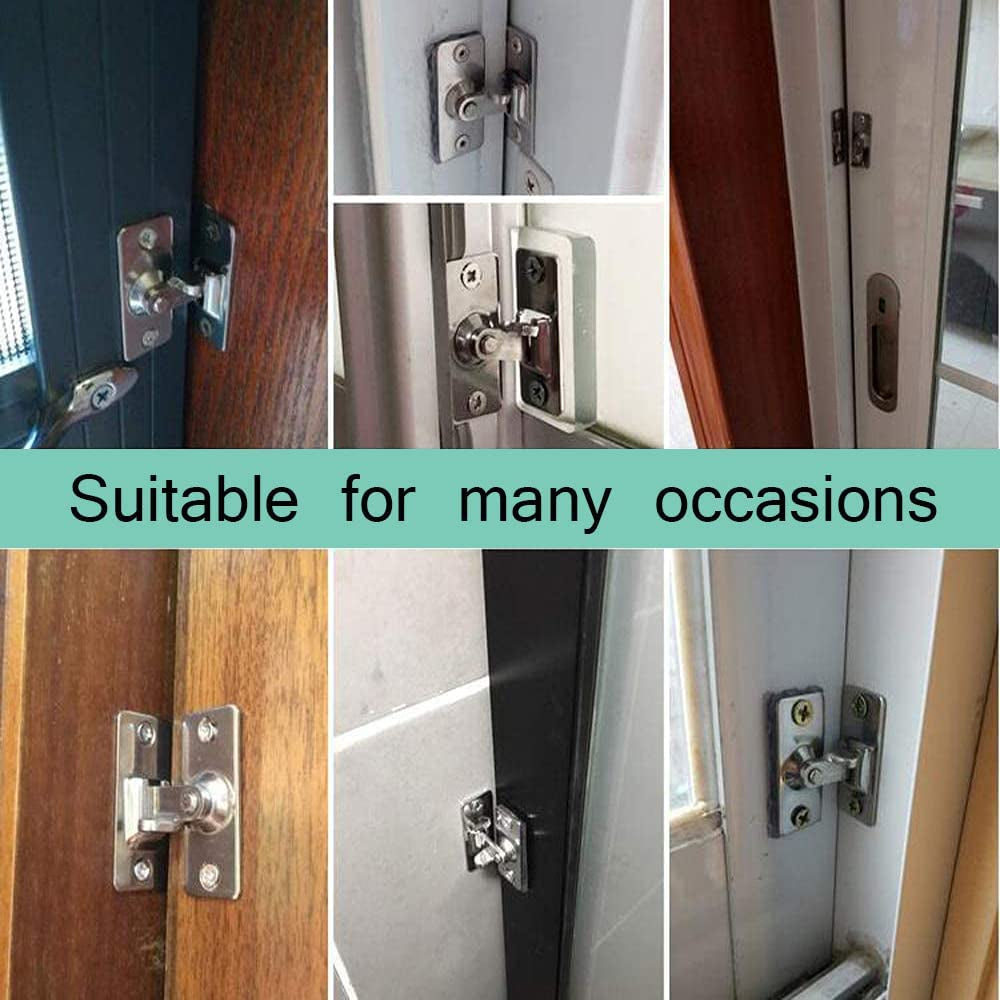 Mini Size 90 Degree Door Latch Sliding Door Lock Screen Door Latch Pocket Door Latch