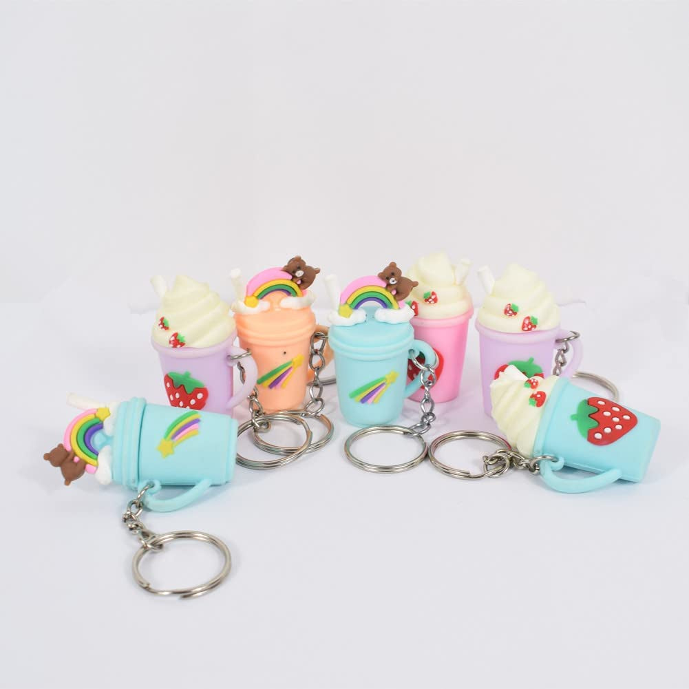 50PCS Bulk Keychains Set, Split Keychains Rings with Chain 1 Inch, Key Rings, Key Chain Rings, Keychains Ring Parts with Open Jump Ring and Connector.