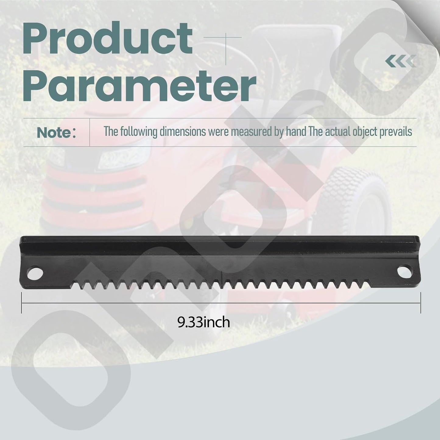 783-06988A Steering Rack Plate - by  - Compatible with MTD, Craftsman, Troy-Bilt Lawn Mower, with Steering Shaft Pinion Gear & Bushing