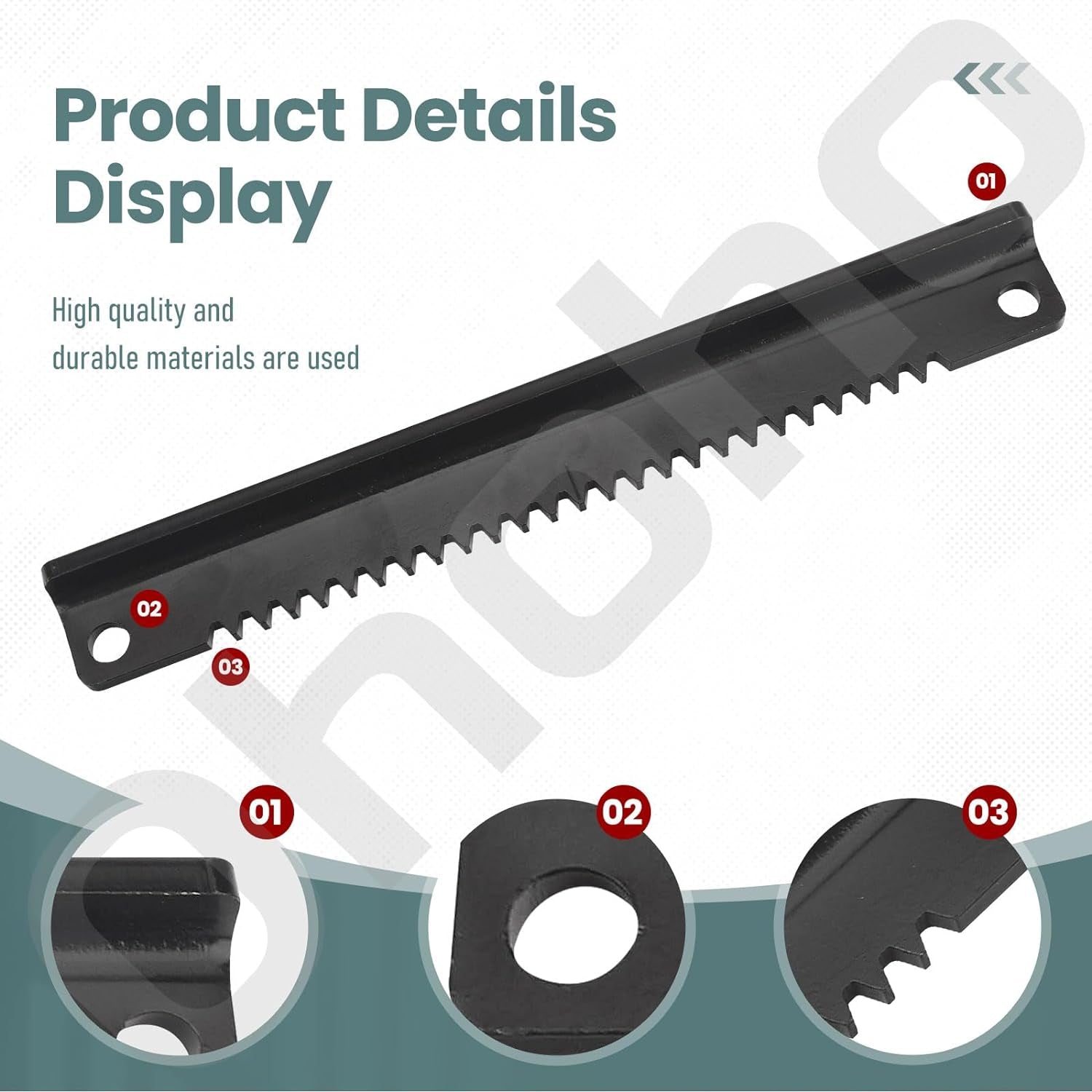 783-06988A Steering Rack Plate - by  - Compatible with MTD, Craftsman, Troy-Bilt Lawn Mower, with Steering Shaft Pinion Gear & Bushing