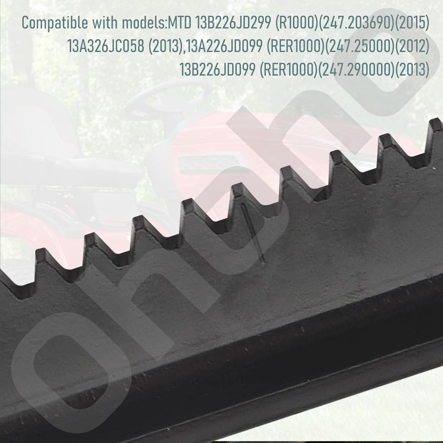 783-06988A Steering Rack Plate - by  - Compatible with MTD, Craftsman, Troy-Bilt Lawn Mower, with Steering Shaft Pinion Gear & Bushing